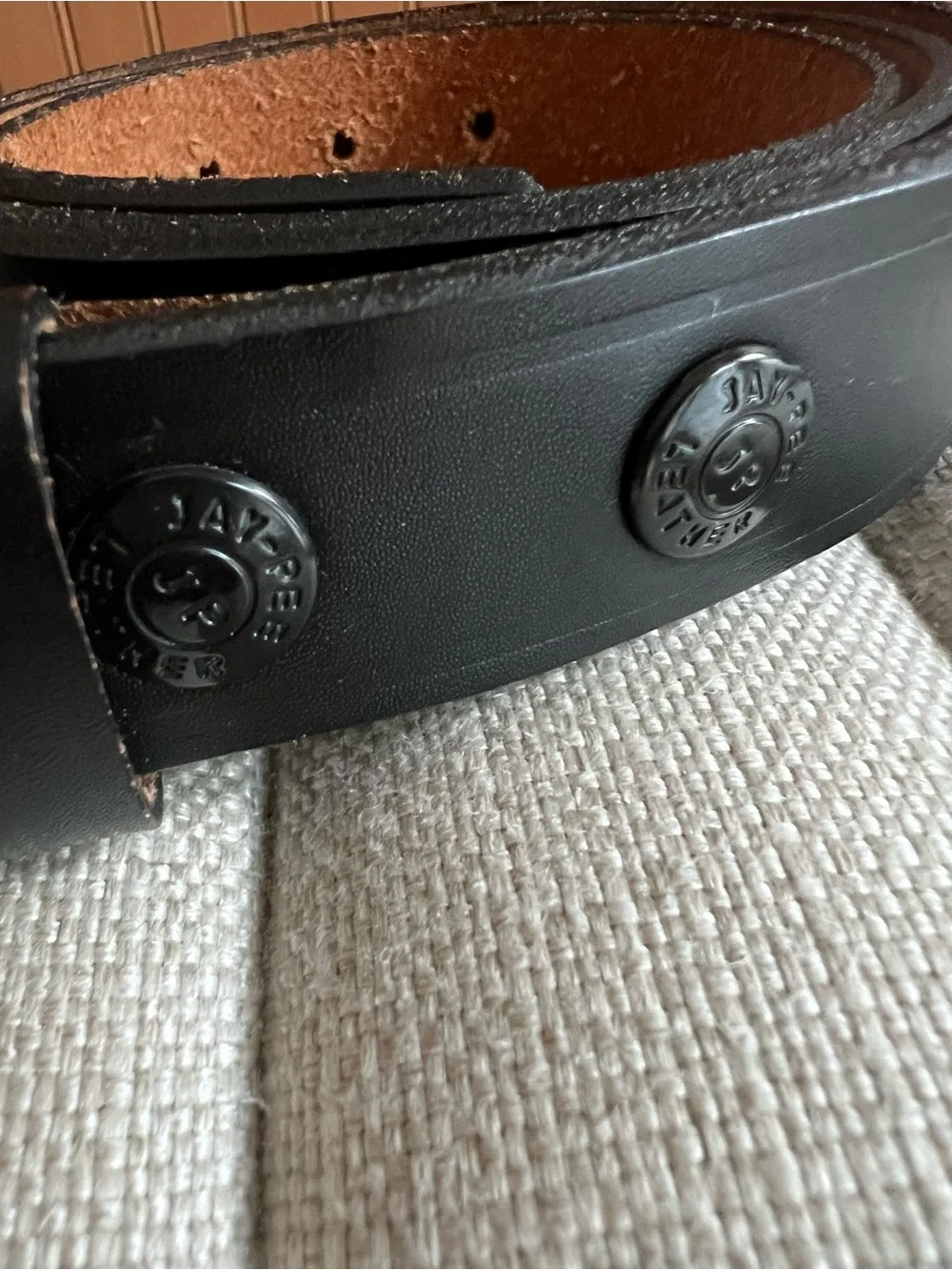 Vintage Siskiyou United States Air Force Belt Buckle with Jay-Pee Leather Belt